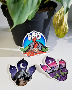 3 pack of Stickers🐾🦖