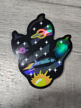 Load image into Gallery viewer, M87 Black Hole Paw Holographic Sticker