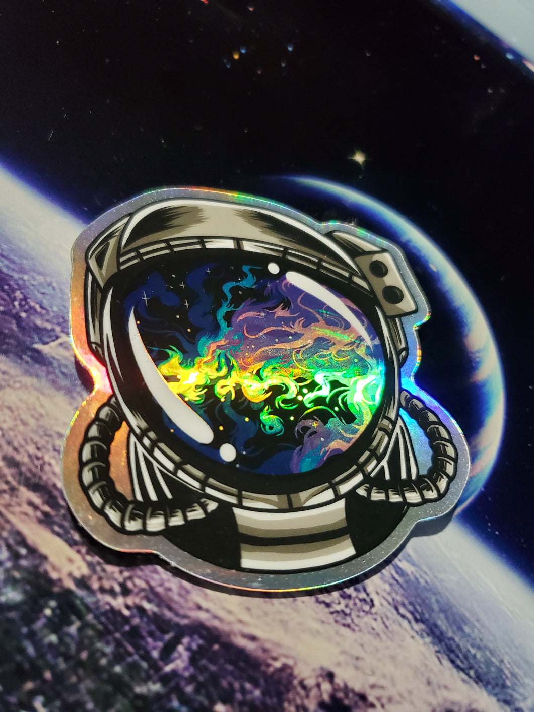 Dragon's Head Nebula - Holographic Sticker