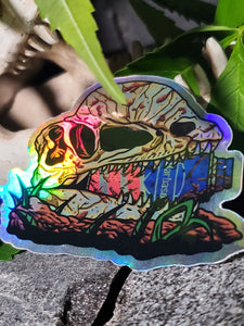 🦖 Baby Dilo/Cryo Skull - Holographic Sticker Set [TBA]