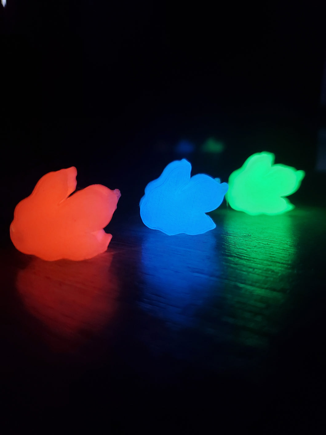 3d Printed Glow Dino Paw EDC Beads [ Restock ]