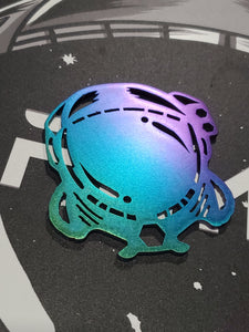 Thin Astro Helmet Breacher [ .125 ] [ Ti ] [ Grade5] [Anodized]