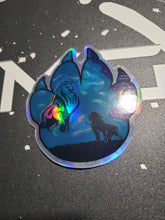 Load image into Gallery viewer, LK Tribute Paw Holo Sticker