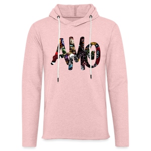 AMO X M Lightweight Hoodie - cream heather pink
