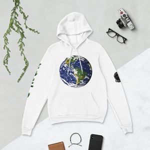 Earth Hoodie [ Personalized Back Text + # ]